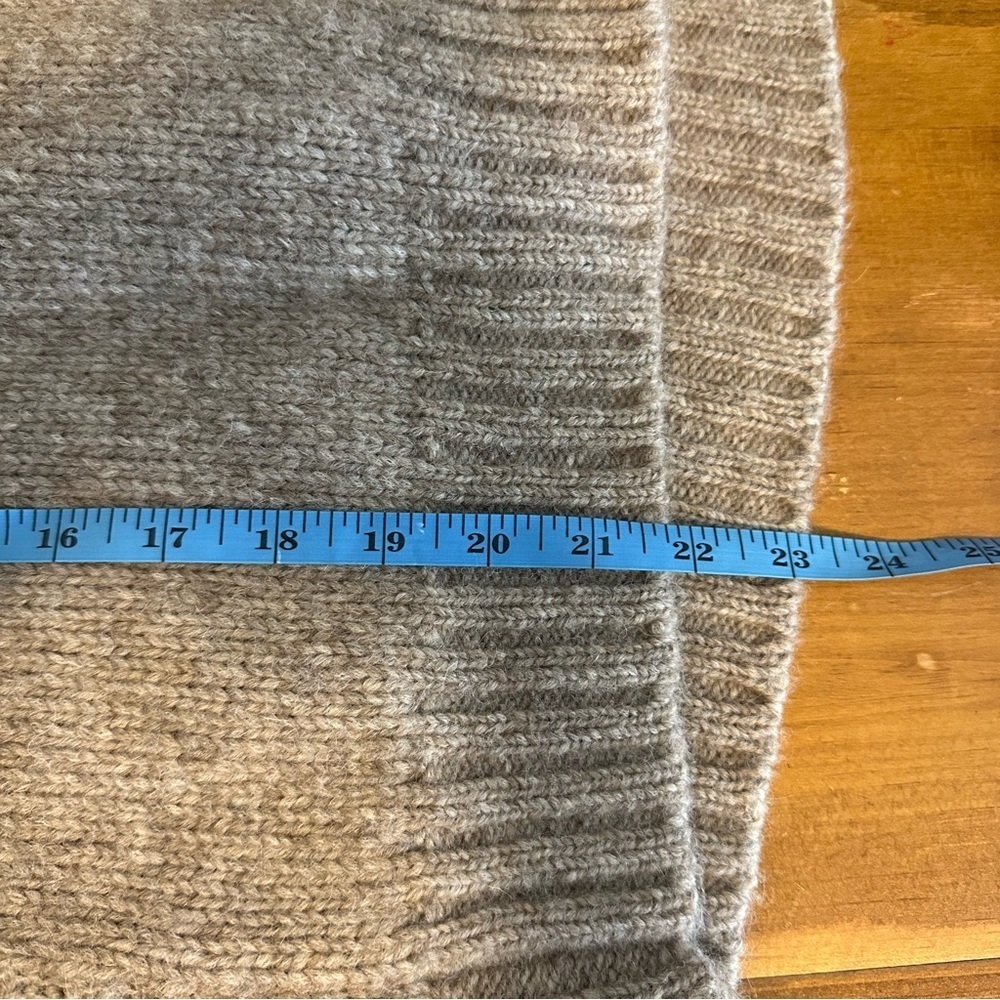 Christopher Fischer Alpaca Cashmere Full Zip Asymmetrical Sweater Cardigan - Picture 3 of 9